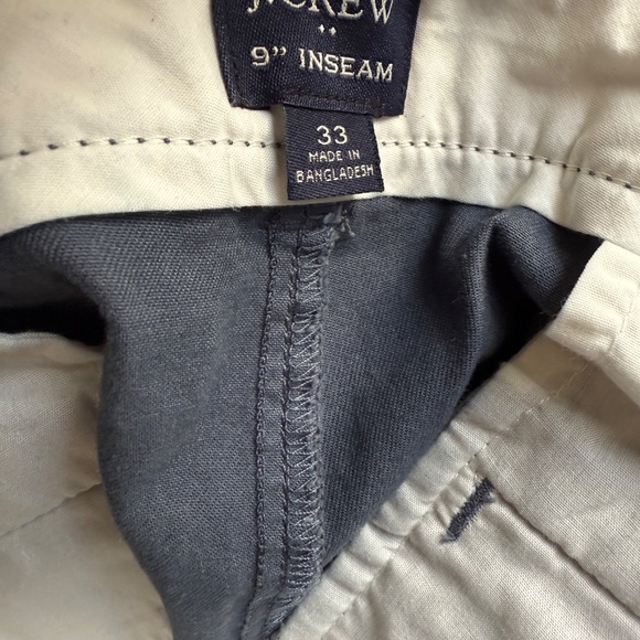 Men’s J. Crew 9 inch inseam Shorts, Waist 33, Blue-Grey - Picture 3 of 3